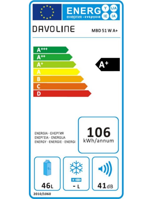 Davoline Mini Bar A+ MBD 51W