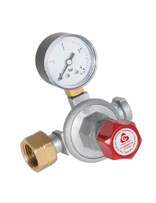 ΡΥΘΜΙΣΤΗΣ ΥΨΗΛΗΣ ΠΙΕΣΗΣ RECA 12kg Μανόμετρο Έξοδος 1/4” Θηλ.