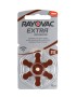 RAYOVAC μπαταρίες ακουστικών βαρηκοΐας 312MF, mercury free, 1.4V, 6τμχ
