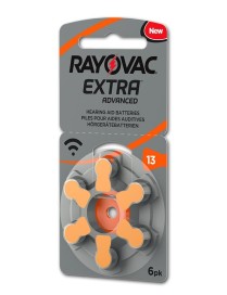 RAYOVAC μπαταρίες ακουστικών βαρηκοΐας 13MF, mercury free, 1.4V, 6τμχ