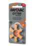 RAYOVAC μπαταρίες ακουστικών βαρηκοΐας 13MF, mercury free, 1.4V, 6τμχ