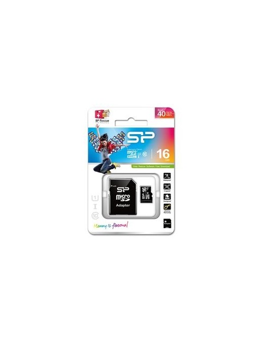 SILICON POWER κάρτα μνήμης 16GB micro SDHC, Class 10