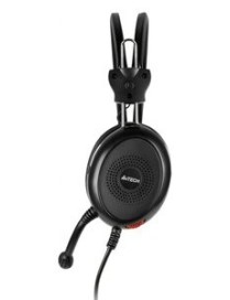 A4TECH Headset HS-30, 3.5mm, 40mm ακουστικά, μαύρα