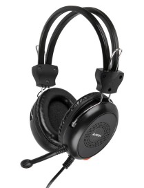 A4TECH Headset HS-30, 3.5mm, 40mm ακουστικά, μαύρα