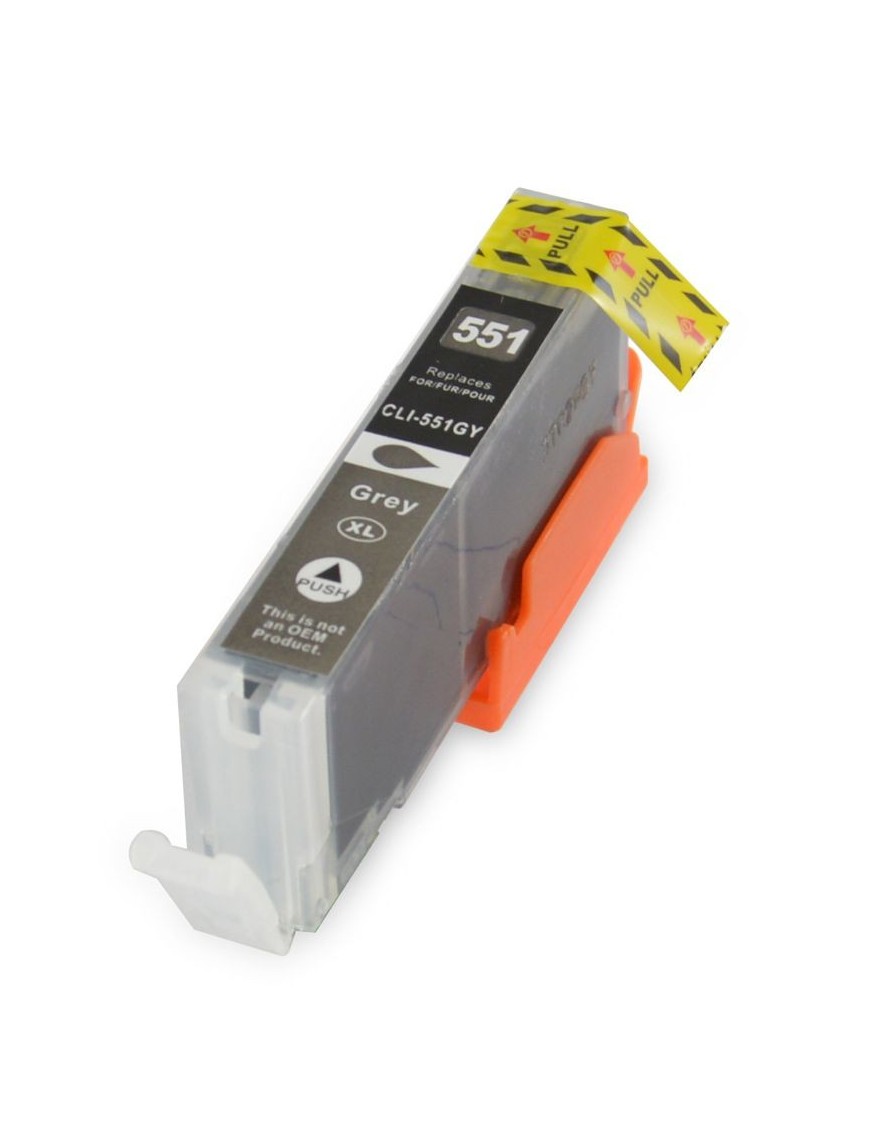Συμβατό InkJet για Canon CLI-551, 12ml, Gray