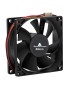 POWERTECH ανεμιστήρας PT-155, 80 x 80 x 25mm, 12V, 3pin & 4 βίδες