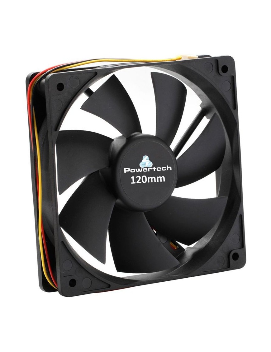 POWERTECH ανεμιστήρας PT-156, 120 x 120 x 25mm, 12V, 3pin & 4 βίδες