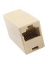 POWERTECH RJ 45 εξάρτημα UTP (μούφα), θηλυκό/θηλυκό, 8p8c, λευκό