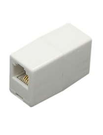 POWERTECH τηλεφώνικο εξάρτημα (μούφα), 6p4c, RJ11, μπεζ