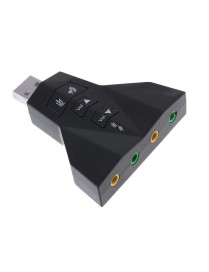 POWERTECH USB κάρτα ήχου 7.1CH, με έξοδο μικρόφωνου και ακουστικού