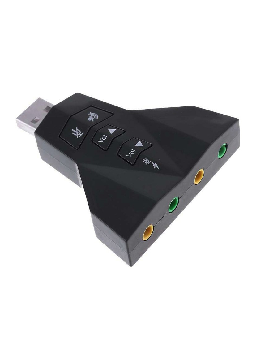 POWERTECH USB κάρτα ήχου 7.1CH, με έξοδο μικρόφωνου και ακουστικού