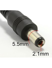 POWERTECH Αντάπτορας Tablet 5.5 x 2.1mm, για PT-271 τροφοδοτικό