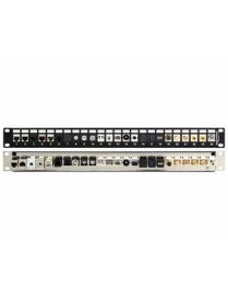 DELOCK Keystone Patch Panel, για 19" rack, 24 ports, μαύρο