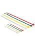 DELOCK Δεματικά καλωδίων, 100x2.5mm - 200x3.6mm, χρωματιστά, 200τμχ