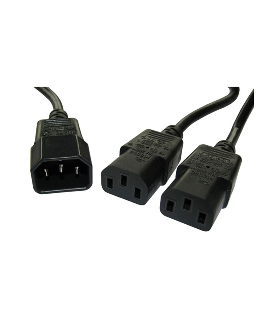 POWERTECH καλώδιο τροφοδοσίας CAB-P008 F/2xM (3pin), 1.5m