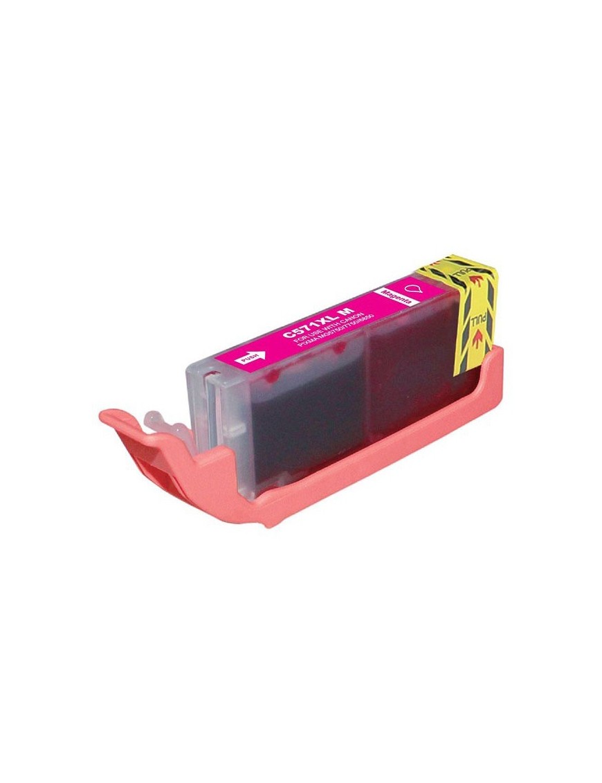 Συμβατό Inkjet για CANON, 571 XL, 12.2ml, Magenta