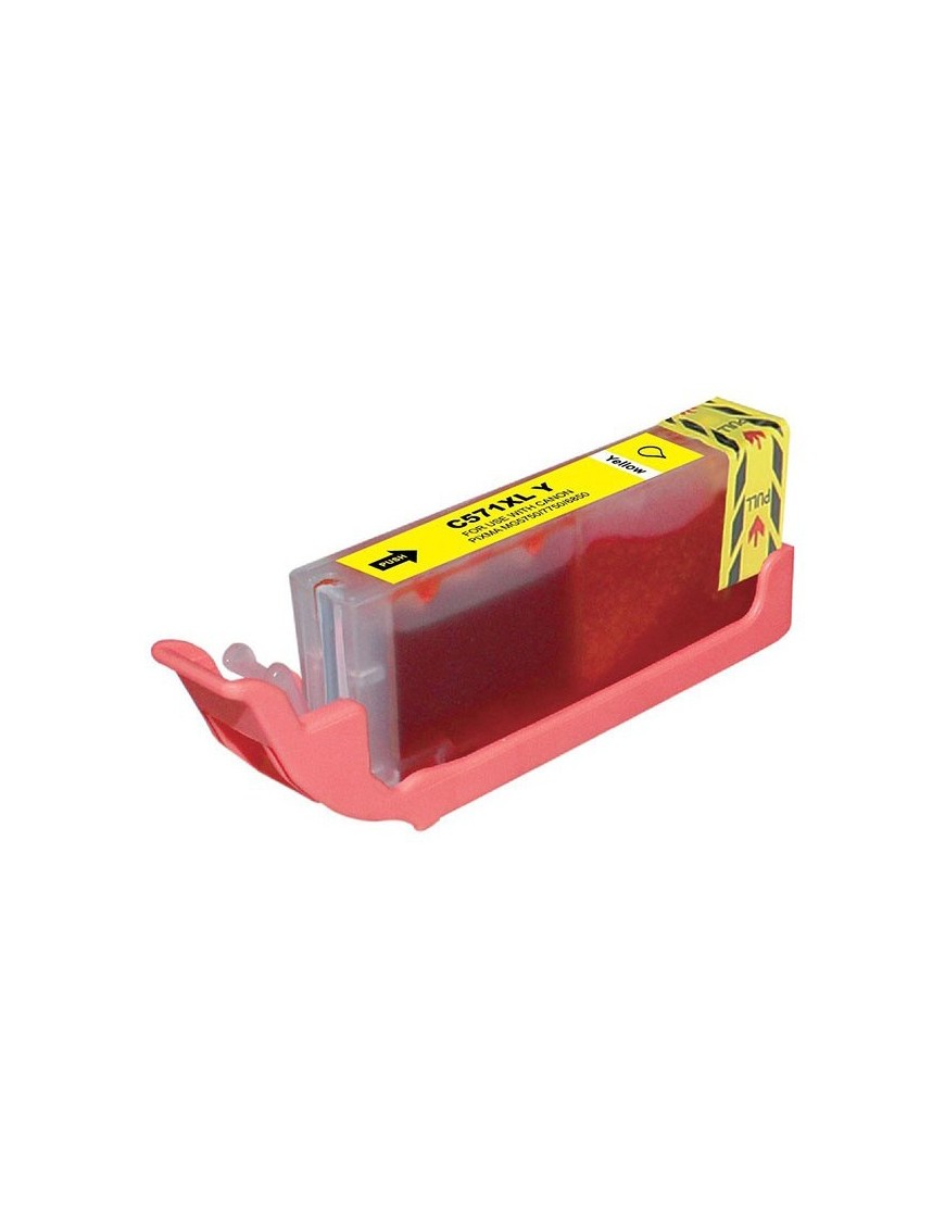 Συμβατό Inkjet για CANON, 571 XL, 12.2ml, Yellow