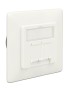 DELOCK Modular Wall Outlet Δικτύου, Cat.6A, 2x LSA, 2 Port