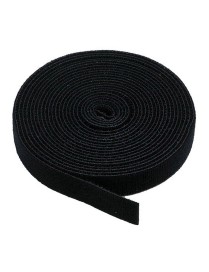 POWERTECH ταινία τύπου velcro πολλαπλών χρήσεων, 13mm, 3m, Black