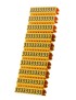 POWERTECH Clip αρίθμησης καλωδίου Νο 3, Orange, 10τεμ.