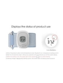 POWERTECH Smart Παιδικό Θερμόμετρο PT-501, Bluetooth, με συναγερμό