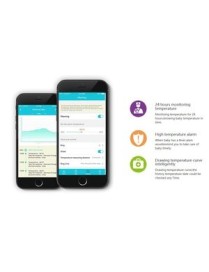 POWERTECH Smart Παιδικό Θερμόμετρο PT-501, Bluetooth, με συναγερμό