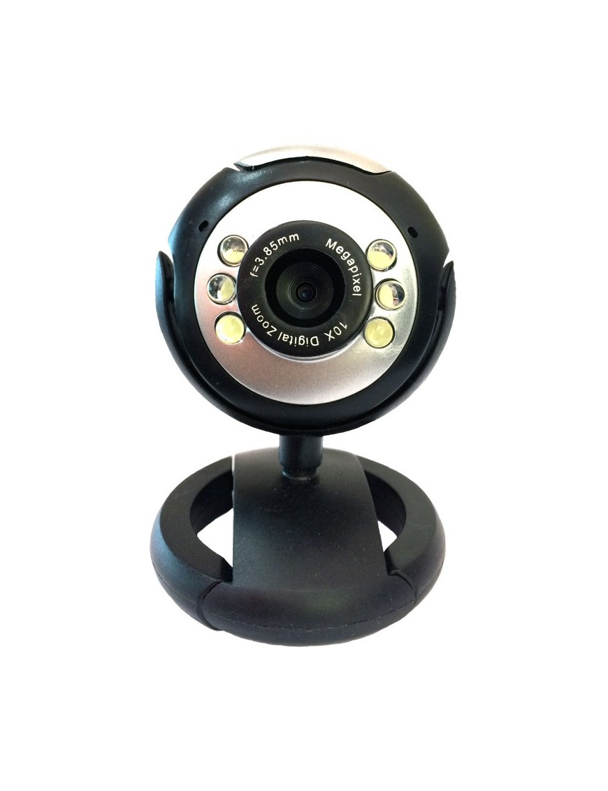 POWERTECH Web Camera PT-509 1.3MP, Plug & Play, μαύρη