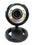POWERTECH Web Camera PT-509 1.3MP, Plug & Play, μαύρη