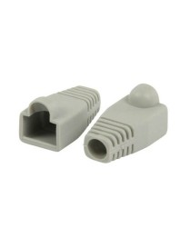 POWERTECH κάλυμμα για βύσμα δικτύου RJ45 CAB-N091, γκρι, 10τμχ