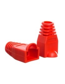 POWERTECH κάλυμμα για βύσμα δικτύου RJ45 CAB-N093, κόκκινο, 10τμχ