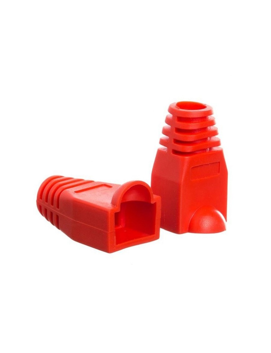 POWERTECH κάλυμμα για βύσμα δικτύου RJ45 CAB-N093, κόκκινο, 10τμχ