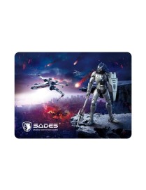 SADES Gaming Mouse Pad Lightning, Low Friction, Rubber base, 350 x 260mm