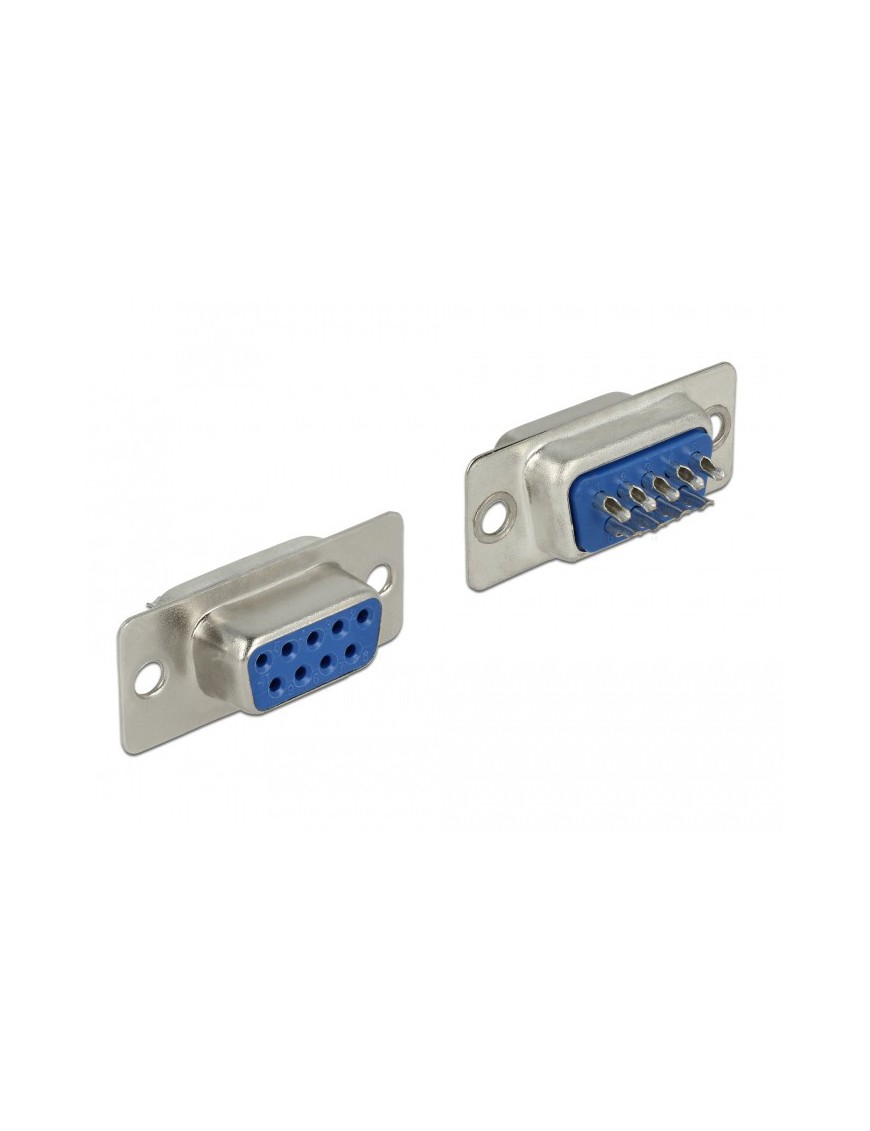 DELOCK Connector Σειριακής θύρας Sub-D9 με ακίδες, female