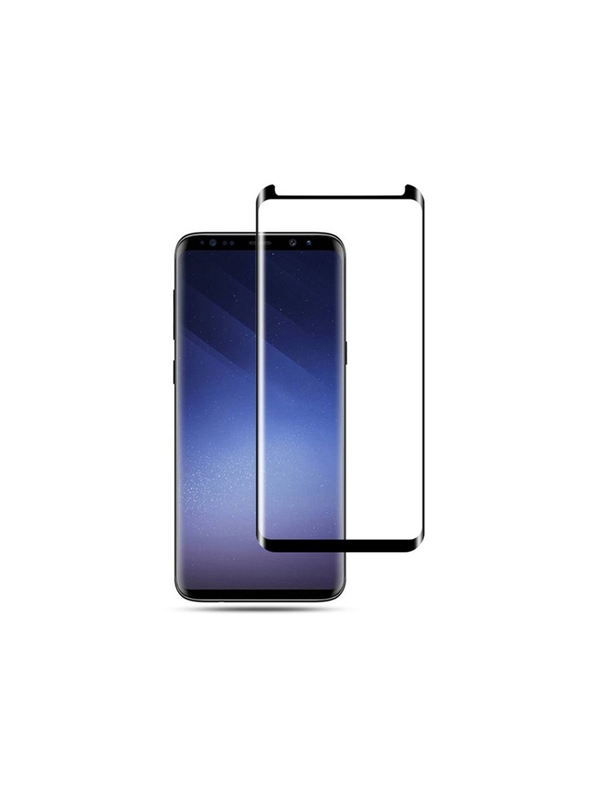 POWERTECH Tempered Glass 3D, Mini, Full glue, για Samsung S9, Black