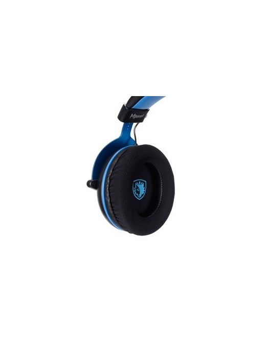 SADES Gaming Headset Mpower, Multiplatform, 3.5mm, 50mm ακουστικά, μπλε
