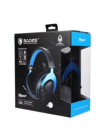 SADES Gaming Headset Mpower, Multiplatform, 3.5mm, 50mm ακουστικά, μπλε