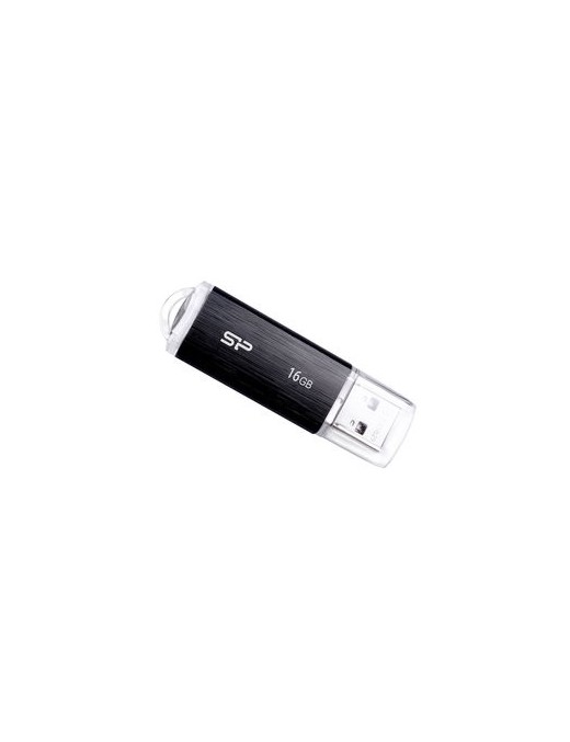 SILICON POWER USB Flash Drive Ultima U02, 16GB, USB 2.0, μαύρο