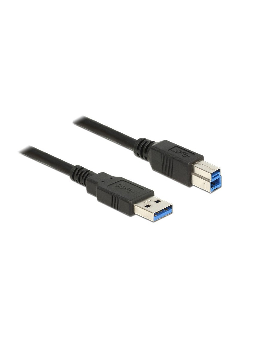 POWERTECH καλώδιο USB 3.0 (A) σε USB 3.0 (B), 1.5m, μαύρο
