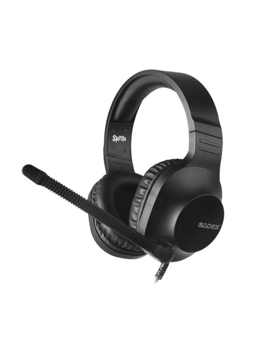 SADES Gaming Headset Spirits SA-721, multiplatform, 3.5mm, μαύρα