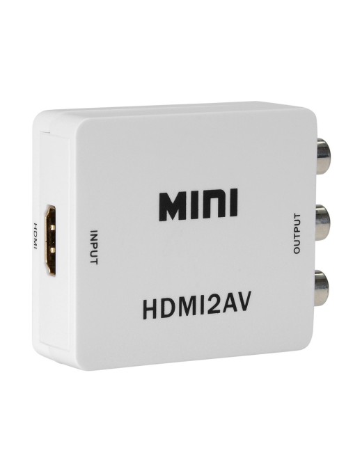 POWERTECH HD Video Converter CAB-H082 από HDMI σε 3x RCA, Full HD