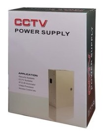 POWERTECH τροφοδοτικό CP1209-20A-B για CCTV-Alarm, DC12V 20A, 9 κανάλια