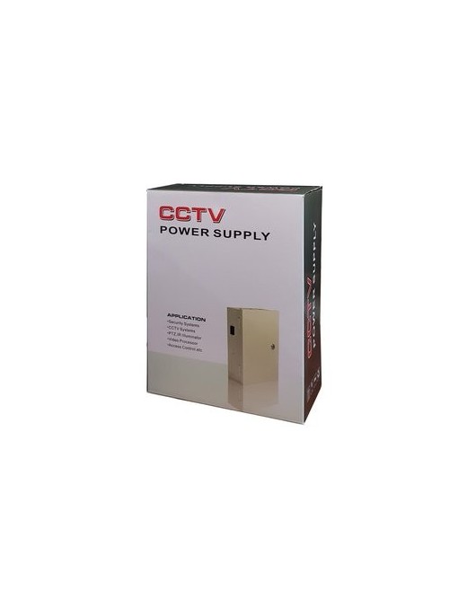 POWERTECH τροφοδοτικό CP1209-20A-B για CCTV-Alarm, DC12V 20A, 9 κανάλια