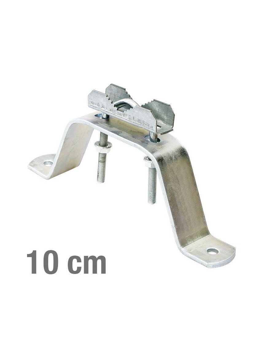 VIKAR Βάση τοίχου 21002 για στήριξη ιστού, ατσάλινη, 10cm