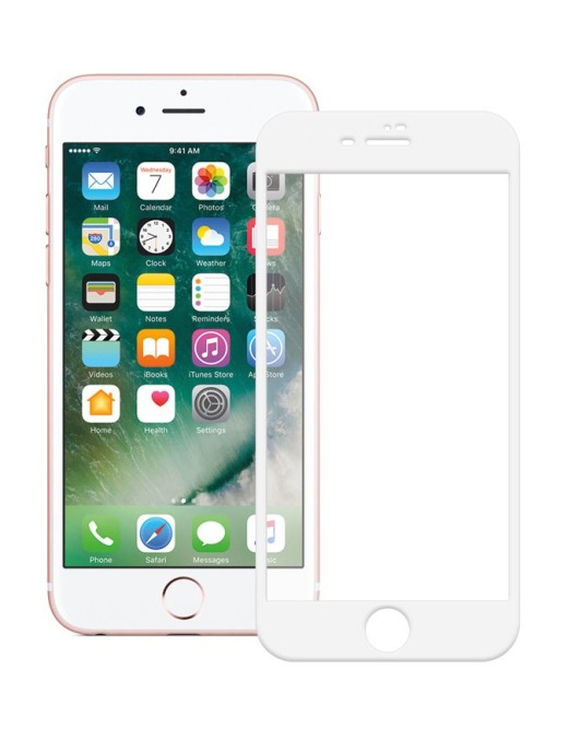 POWERTECH Tempered Glass 5D Full Glue TGC-0232 για iPhone 7 Plus, λευκό