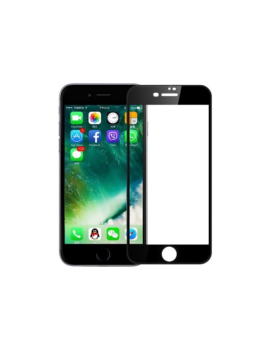 POWERTECH Tempered Glass 5D Full Glue TGC-0233 για iPhone 7 Plus, μαύρο