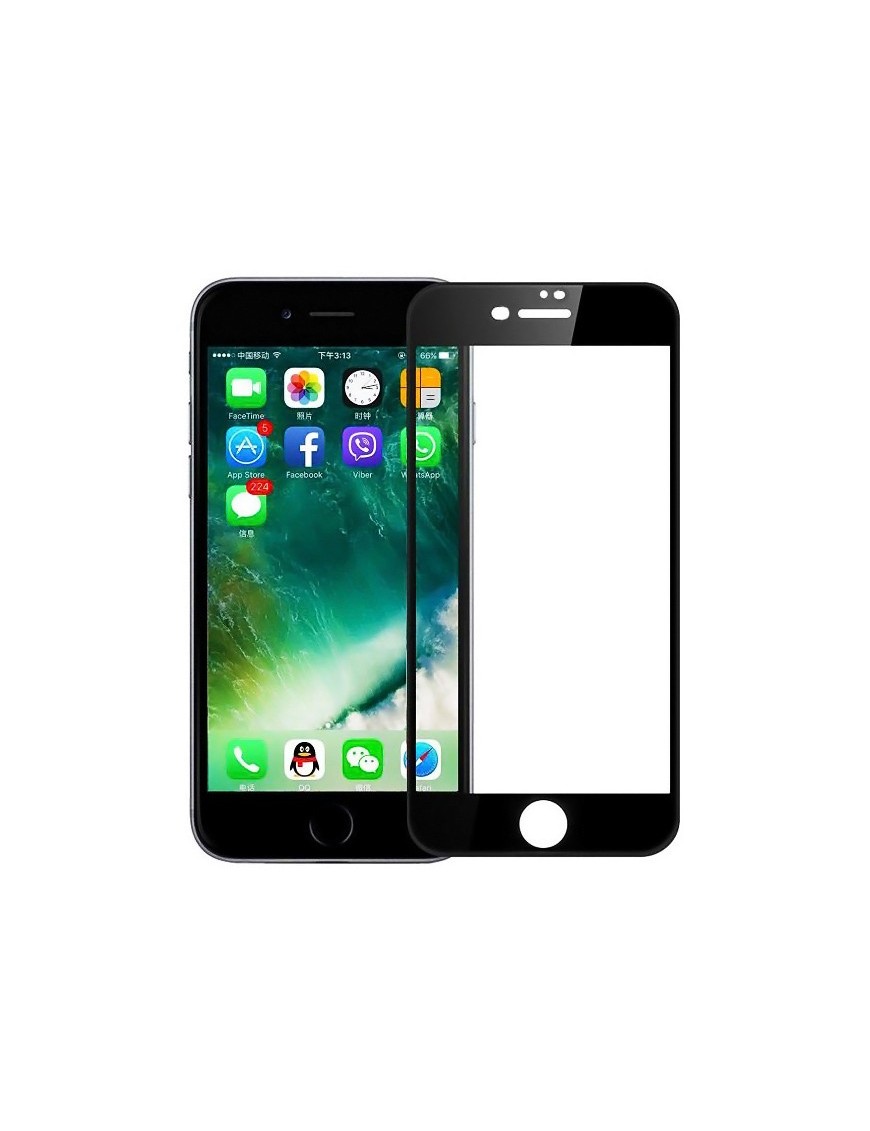 POWERTECH Tempered Glass 5D Full Glue για iPhone 8 Plus, Black