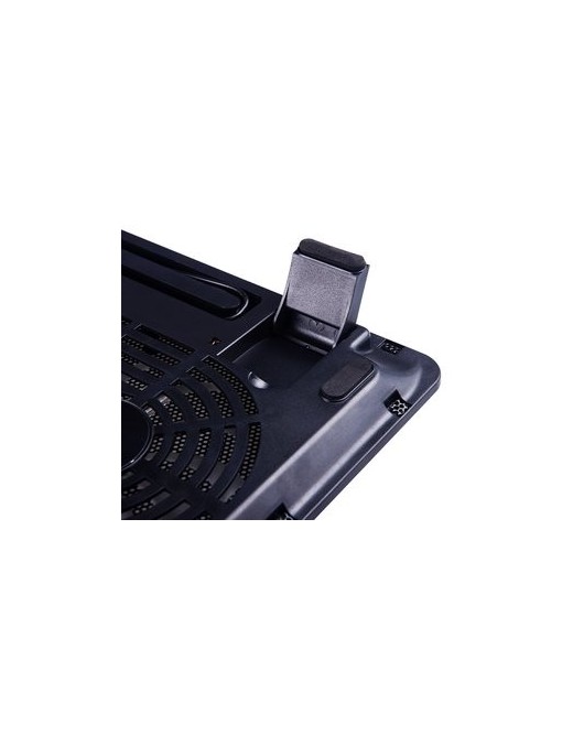 POWERTECH Βάση & ψύξη laptop PT-738 έως 15.6", 2x 125mm fan, LED, μαύρο