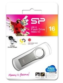 SILICON POWER USB Flash Drive Firma F80, 16GB, USB 2.0, Silver