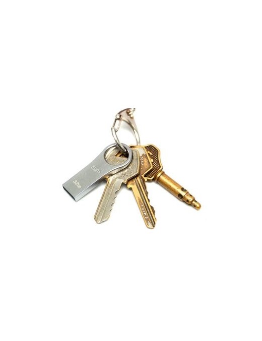 SILICON POWER USB Flash Drive Firma F80, 16GB, USB 2.0, Silver