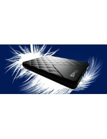 SILICON POWER εξωτερικός HDD 1TB Diamond D06, USB 3.0, Black